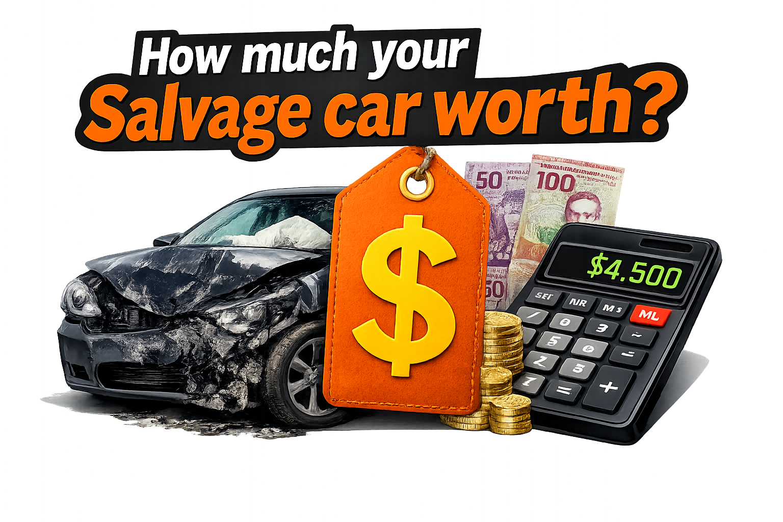 How much your salvage car worth